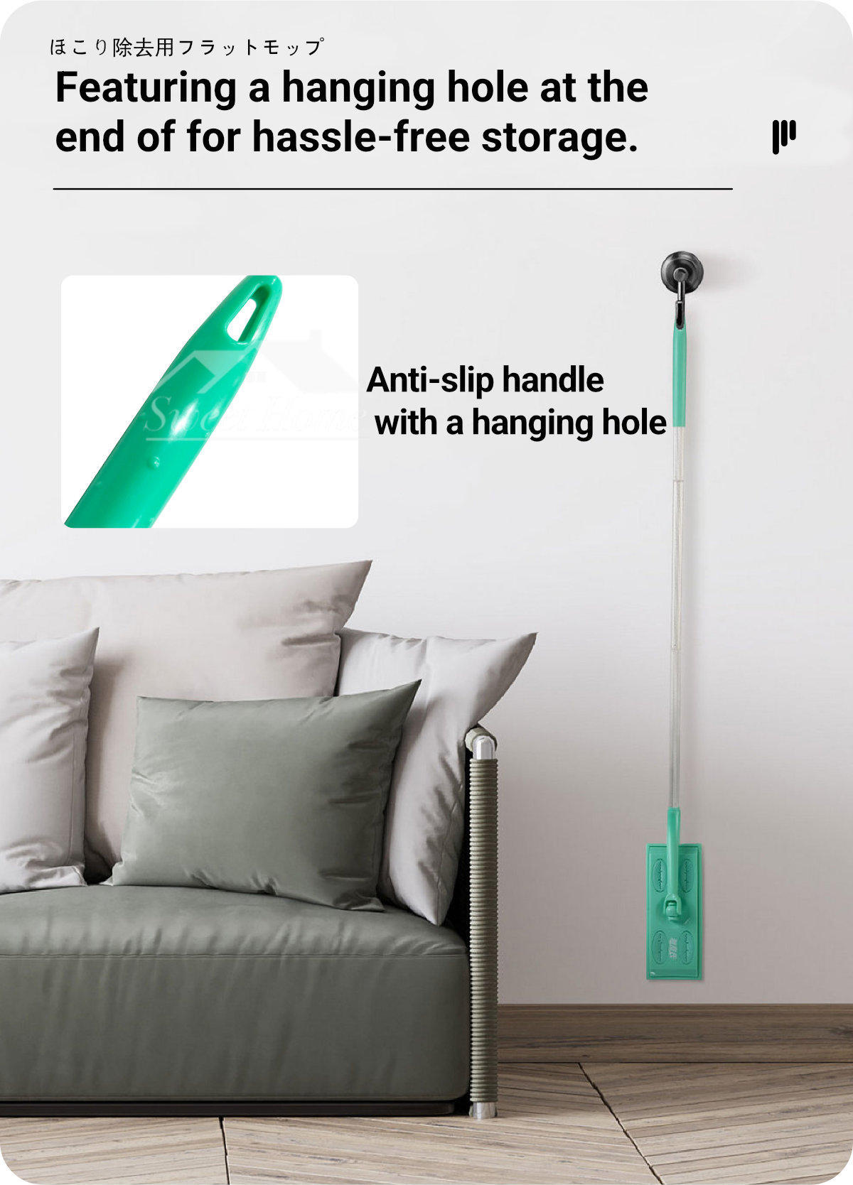 Clean Family-Dust Removal Flat Mop-9